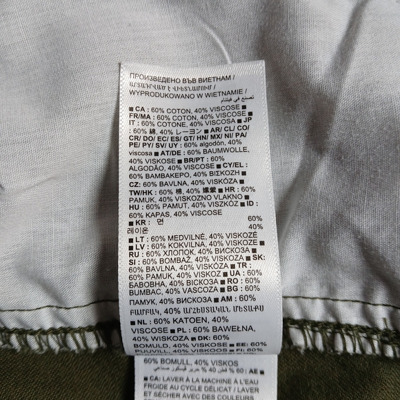 GAP Women's Olive Joggers Sz L - Picture 6 of 6